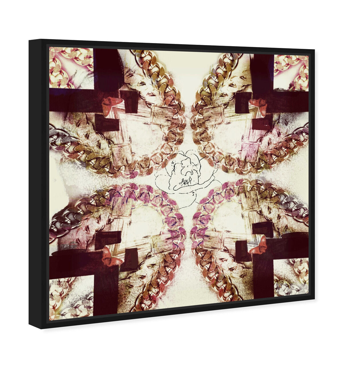 40x40/Framed Canvas/BFL