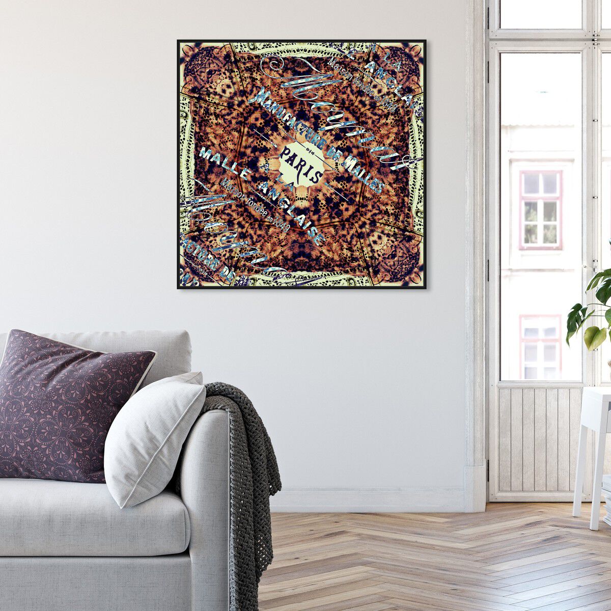 40x40/Framed Canvas/BFL