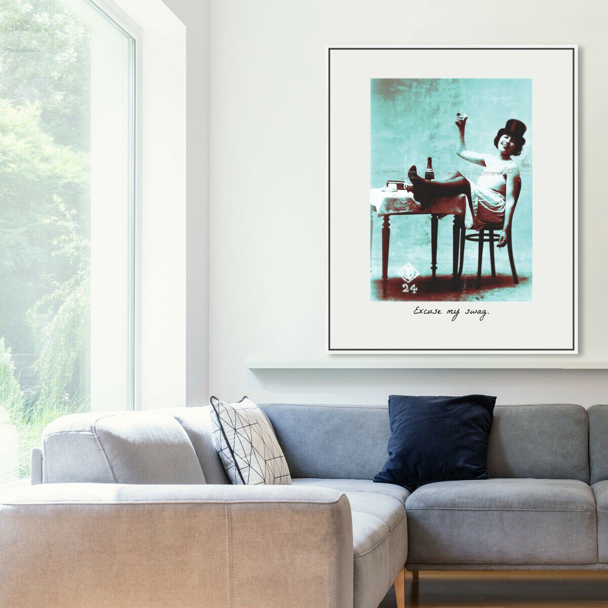 36x45/Framed Canvas/WFL