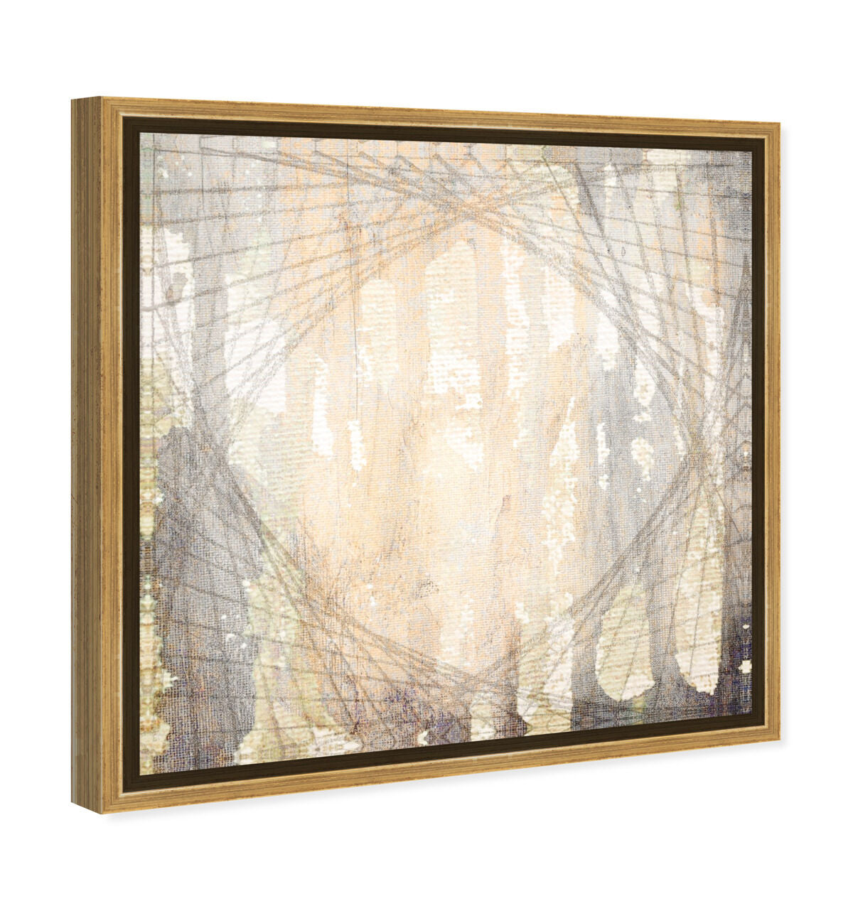 40x40/Framed Canvas/PSGLD