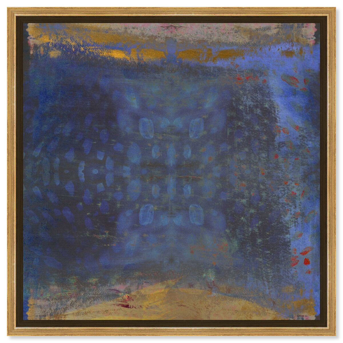 40x40/Framed Canvas/PSGLD