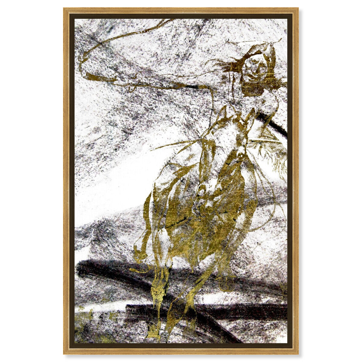 36x54/Framed Canvas/PSGLD