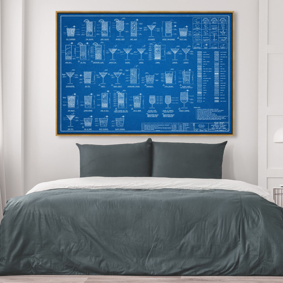 54x36/Framed Canvas/PSGLD