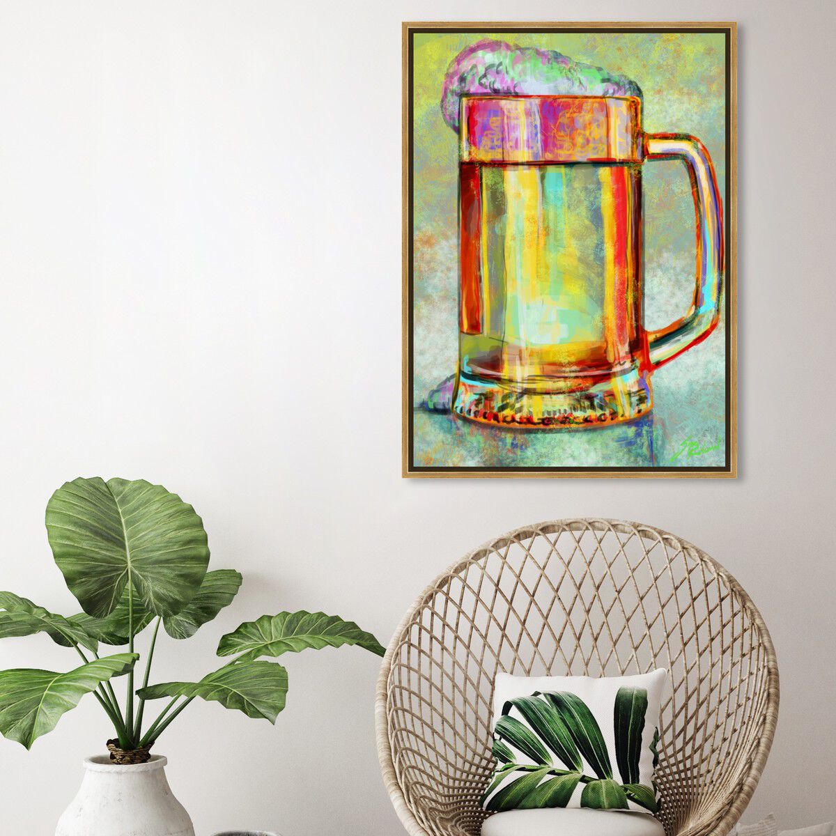 36x45/Framed Canvas/PSGLD