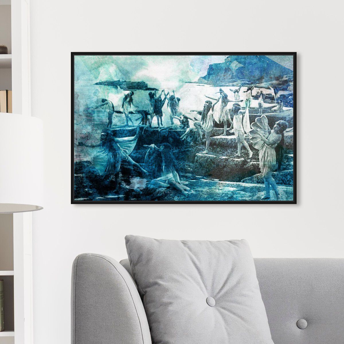 54x36/Framed Canvas/BFL