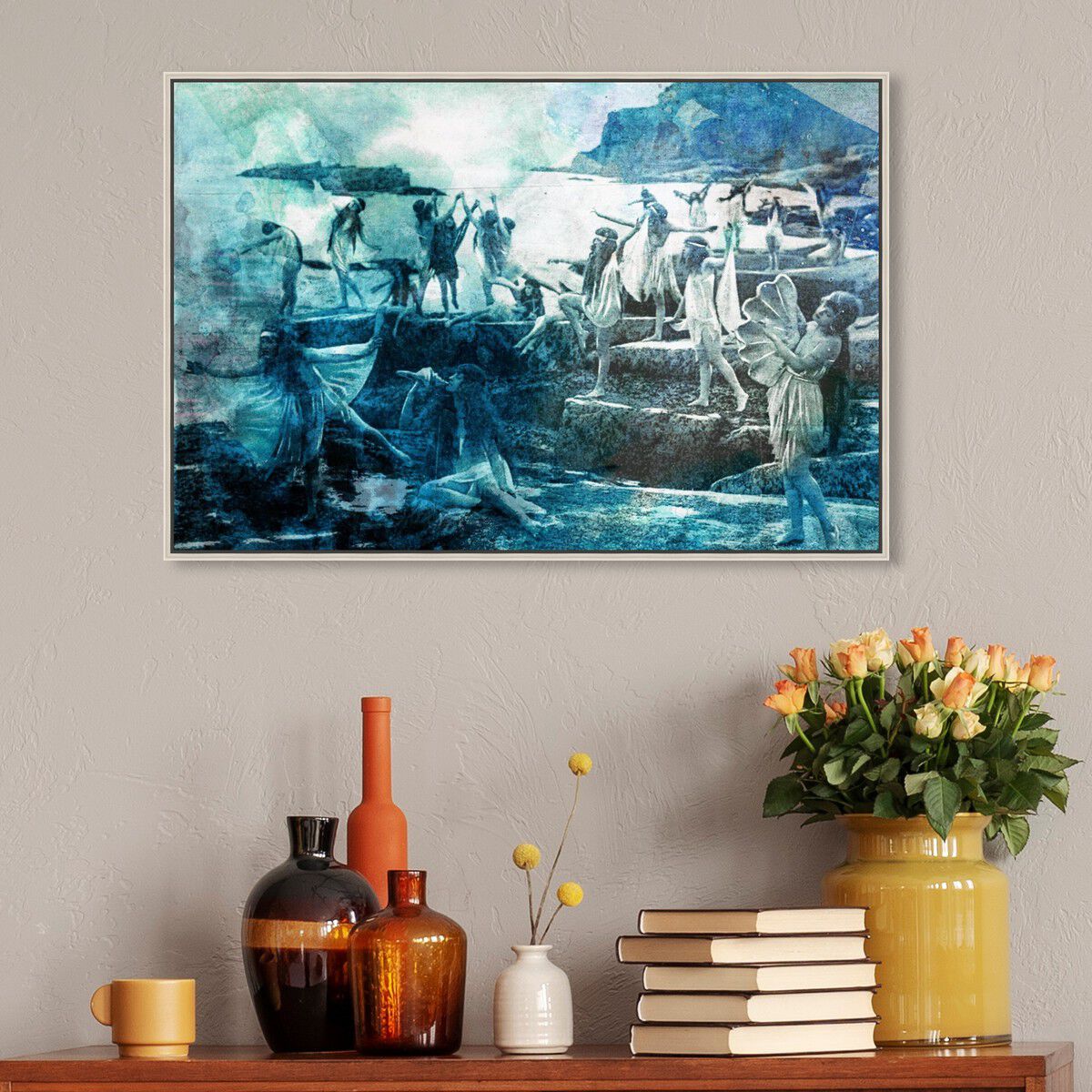 54x36/Framed Canvas/CFL