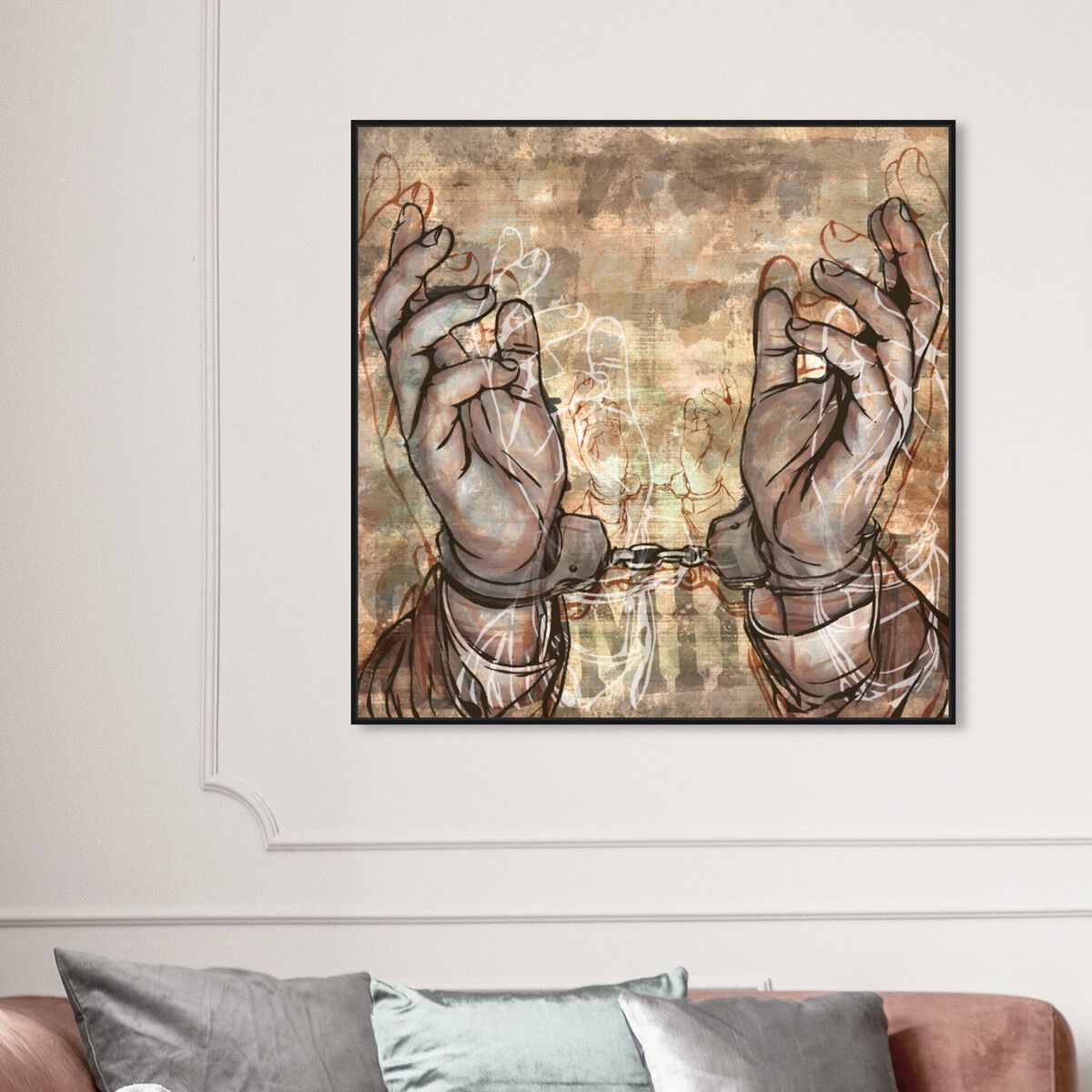 40x40/Framed Canvas/BFL