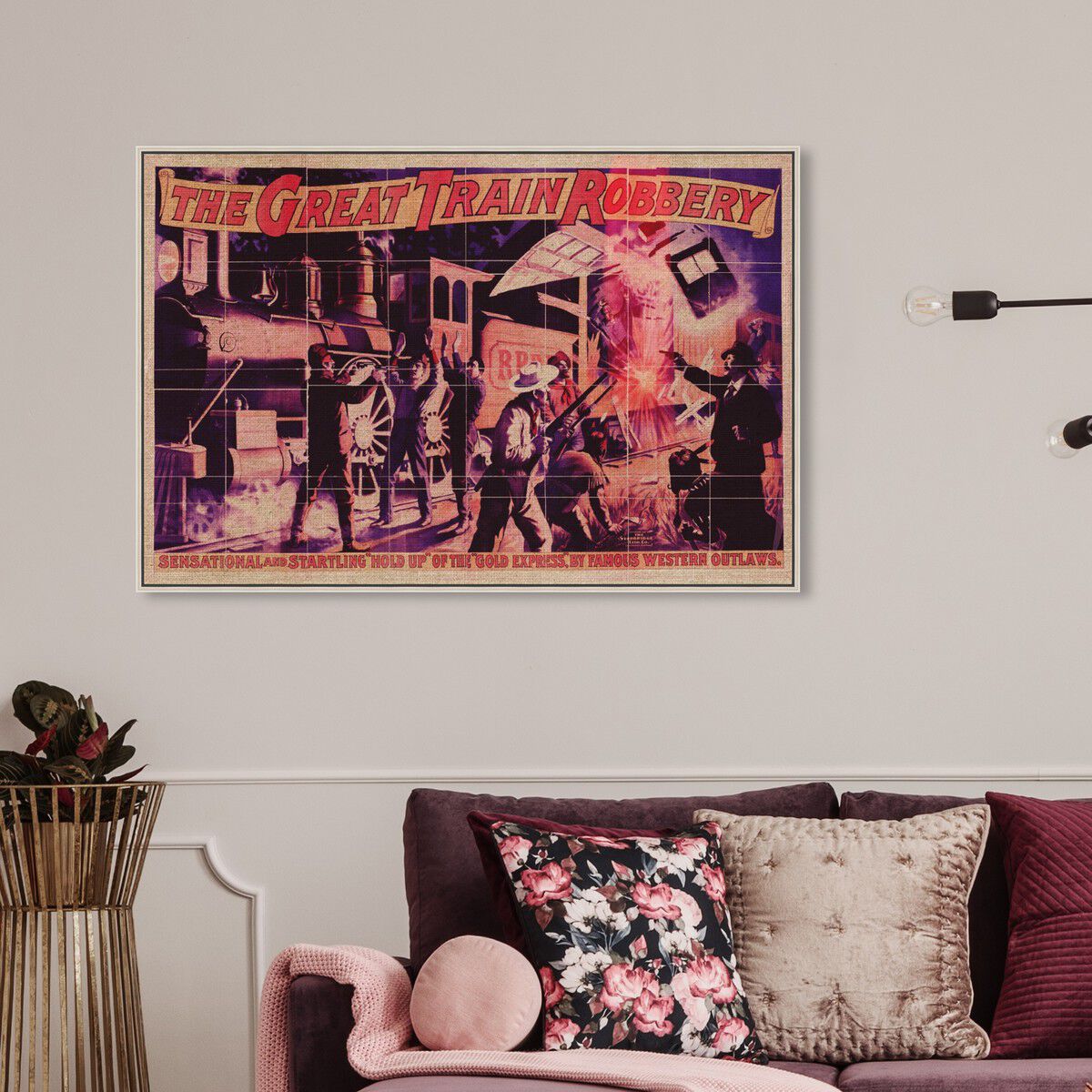 54x36/Framed Canvas/CFL