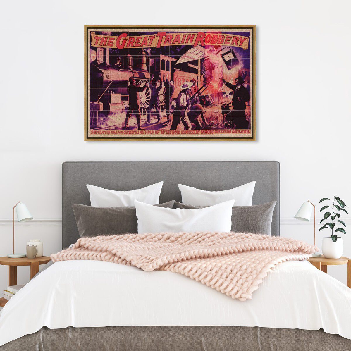 54x36/Framed Canvas/PSGLD