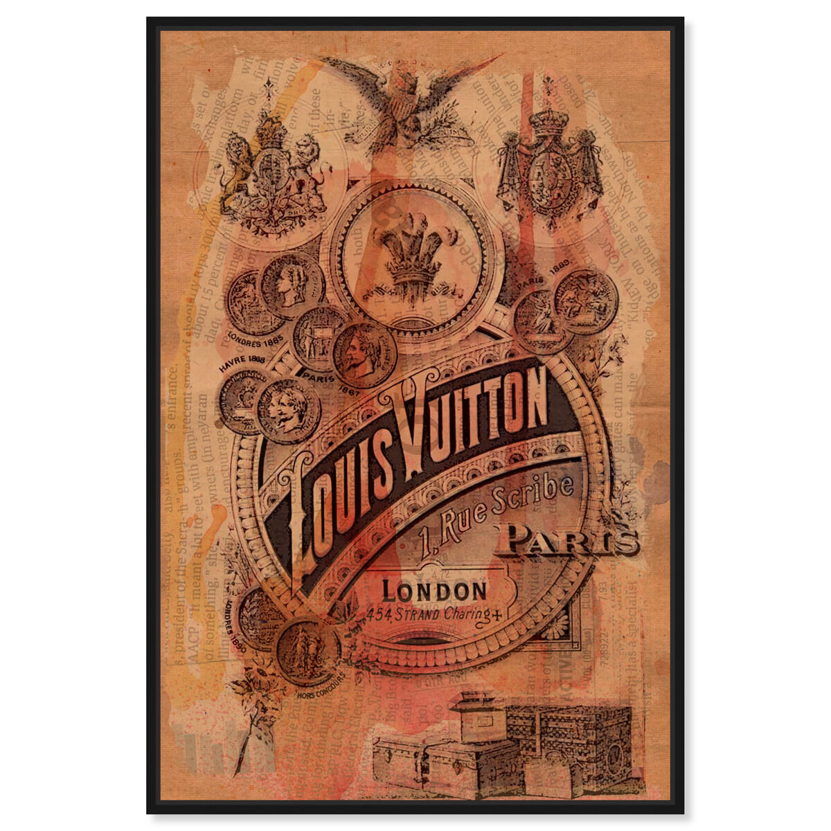 36x54/Framed Canvas/BFL