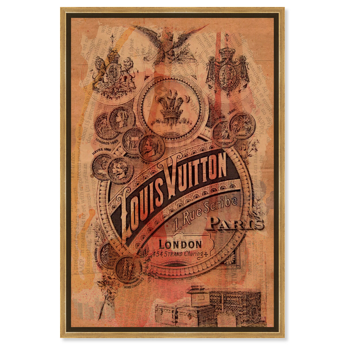 36x54/Framed Canvas/PSGLD