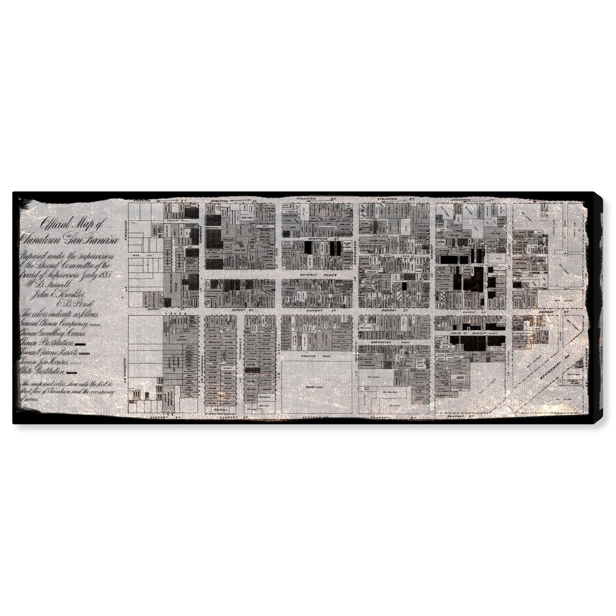 Chinatown 1885 | Wall Art by Oliver Gal