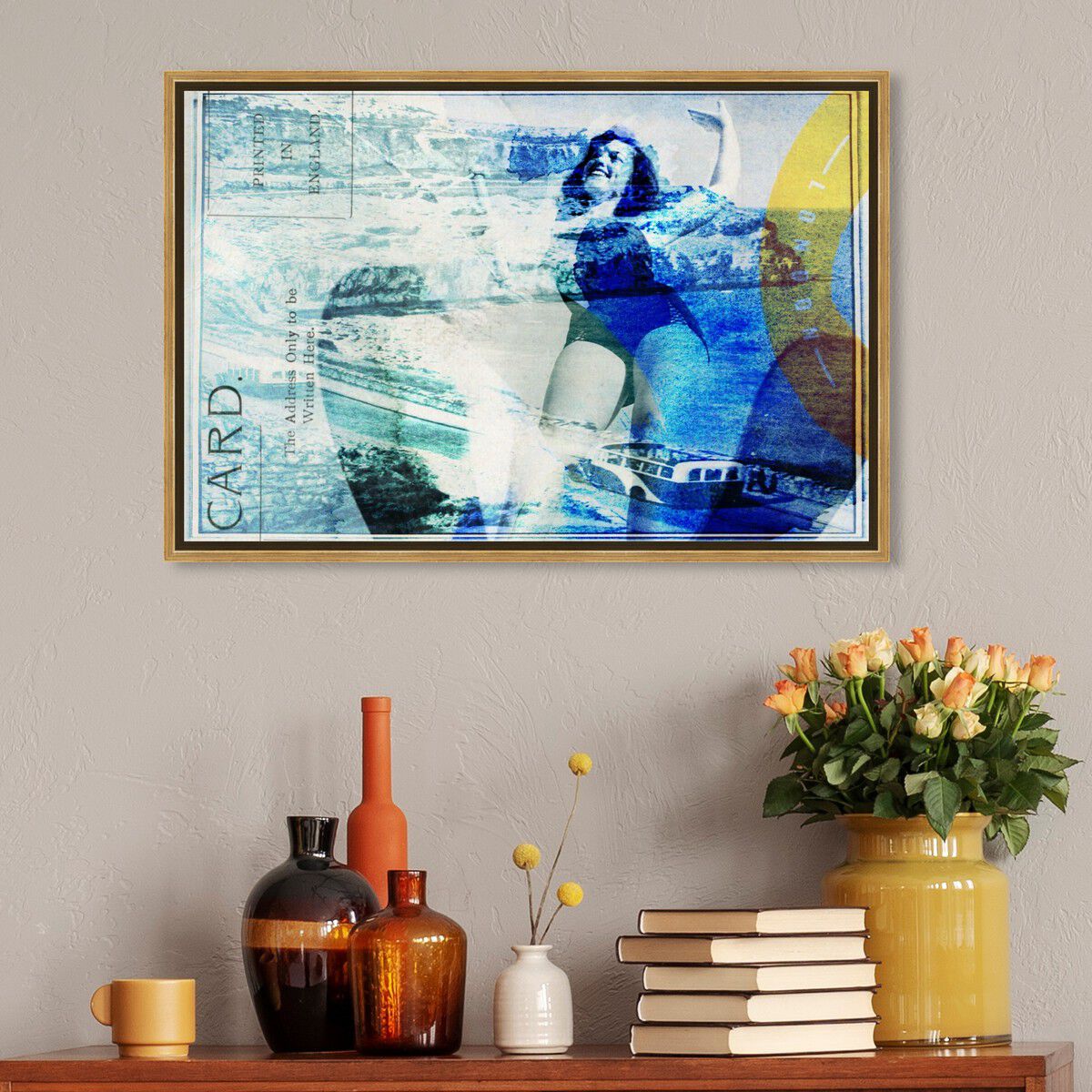 54x36/Framed Canvas/PSGLD