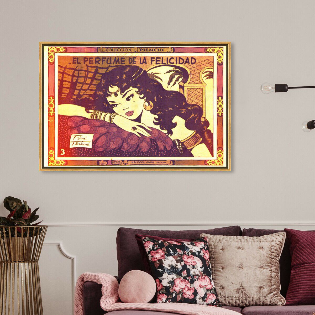 54x36/Framed Canvas/PSGLD