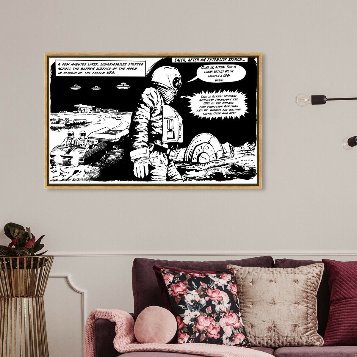 54x36/Framed Canvas/PSGLD