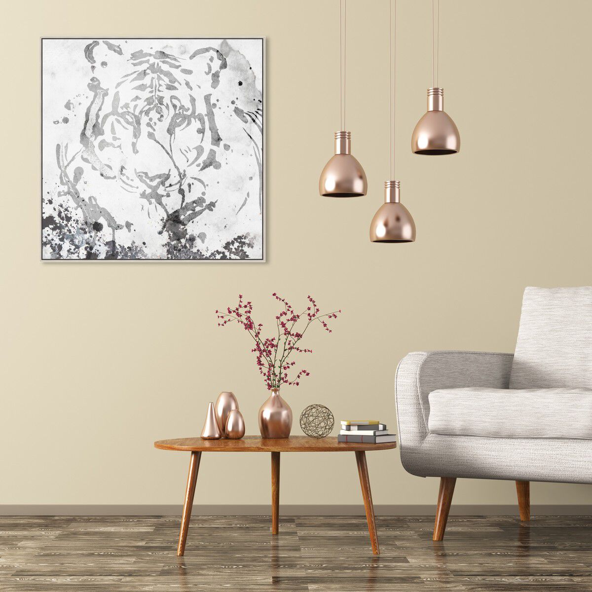 40x40/Framed Canvas/CFL