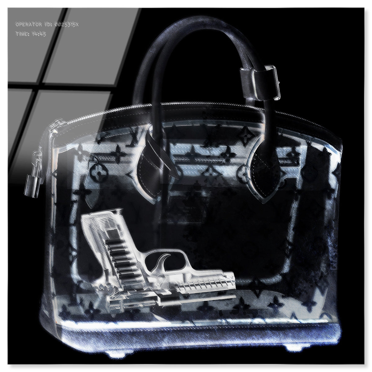 【新品】 OliverGal The Iconic Handbag Couture X Ray | Fashion and Glam Wall Art by Oliver Gal