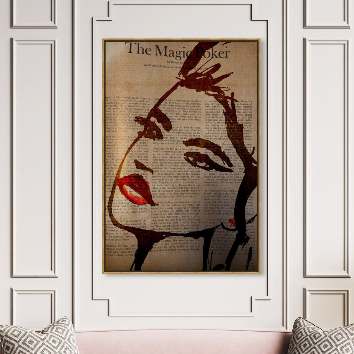 36x54/Framed Canvas/PSGLD