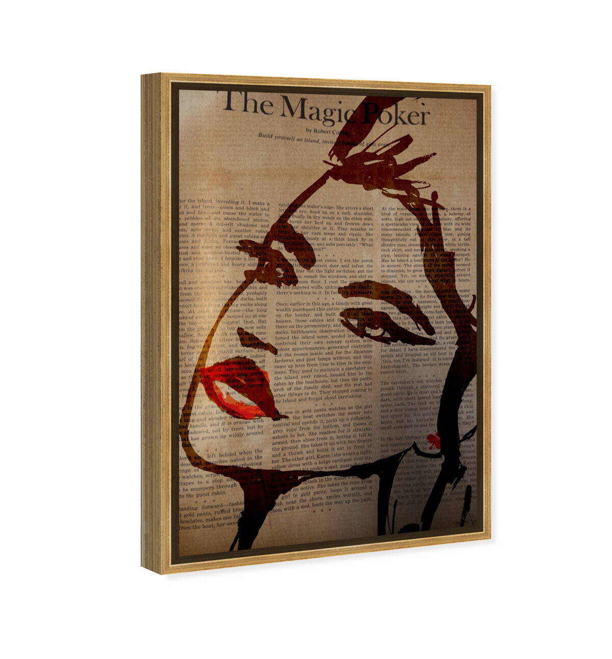 36x54/Framed Canvas/PSGLD