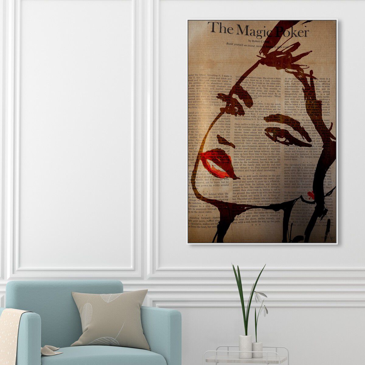36x54/Framed Canvas/WFL