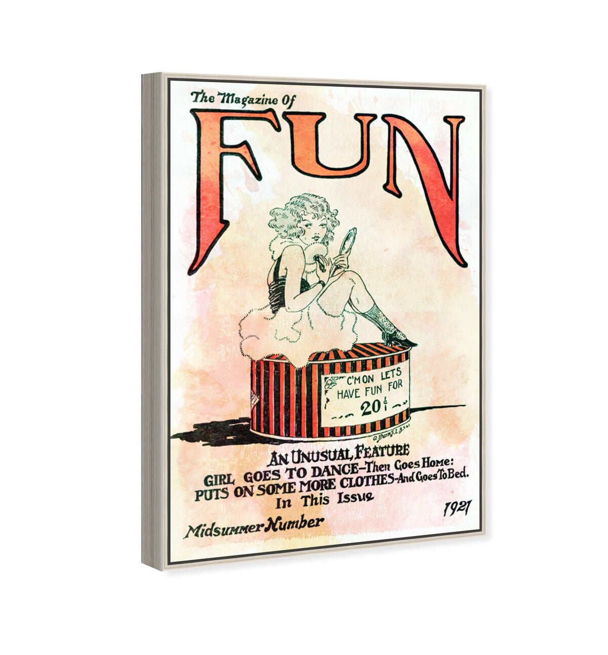 36x54/Framed Canvas/CFL