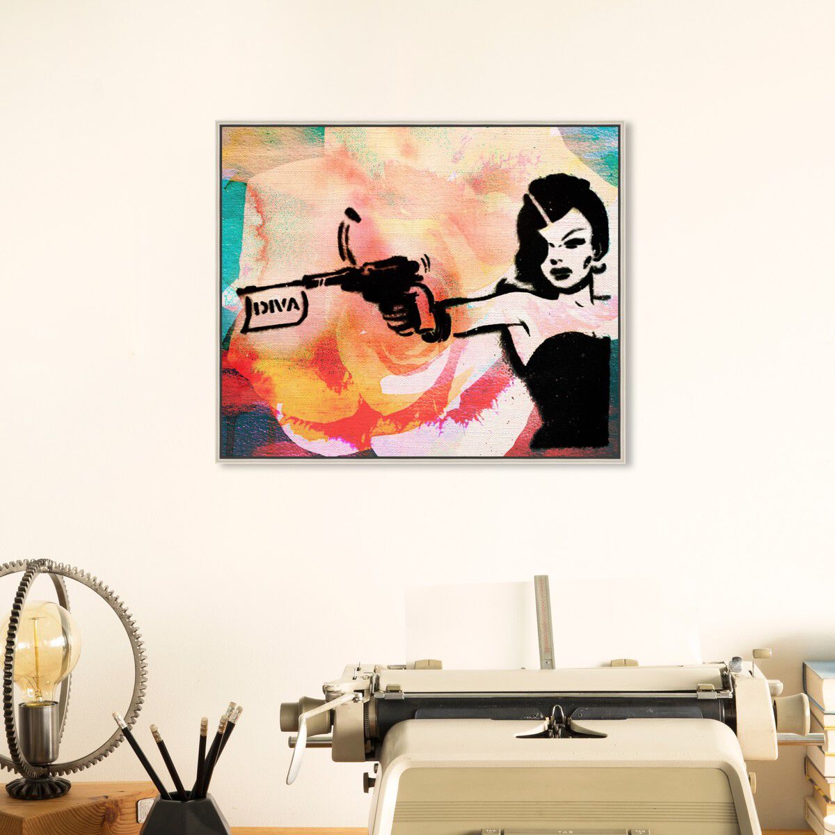 45x36/Framed Canvas/CFL