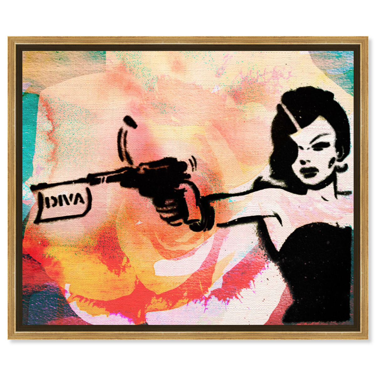 45x36/Framed Canvas/PSGLD