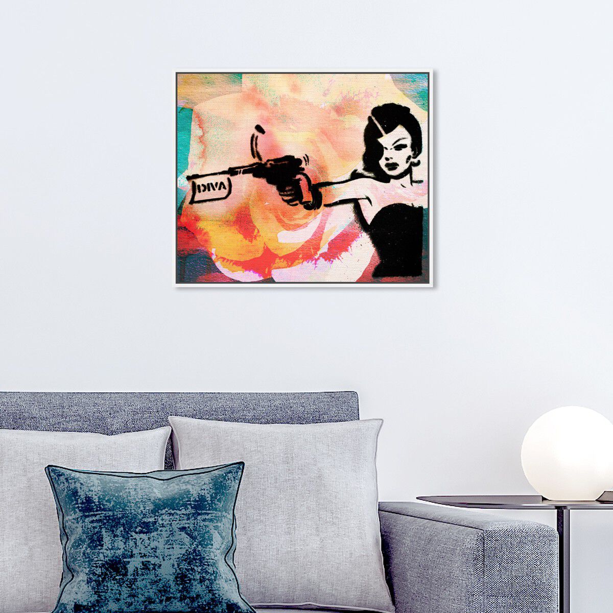 45x36/Framed Canvas/WFL