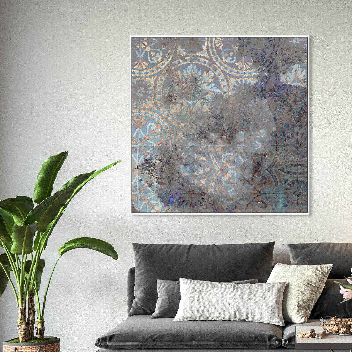 40x40/Framed Canvas/WFL