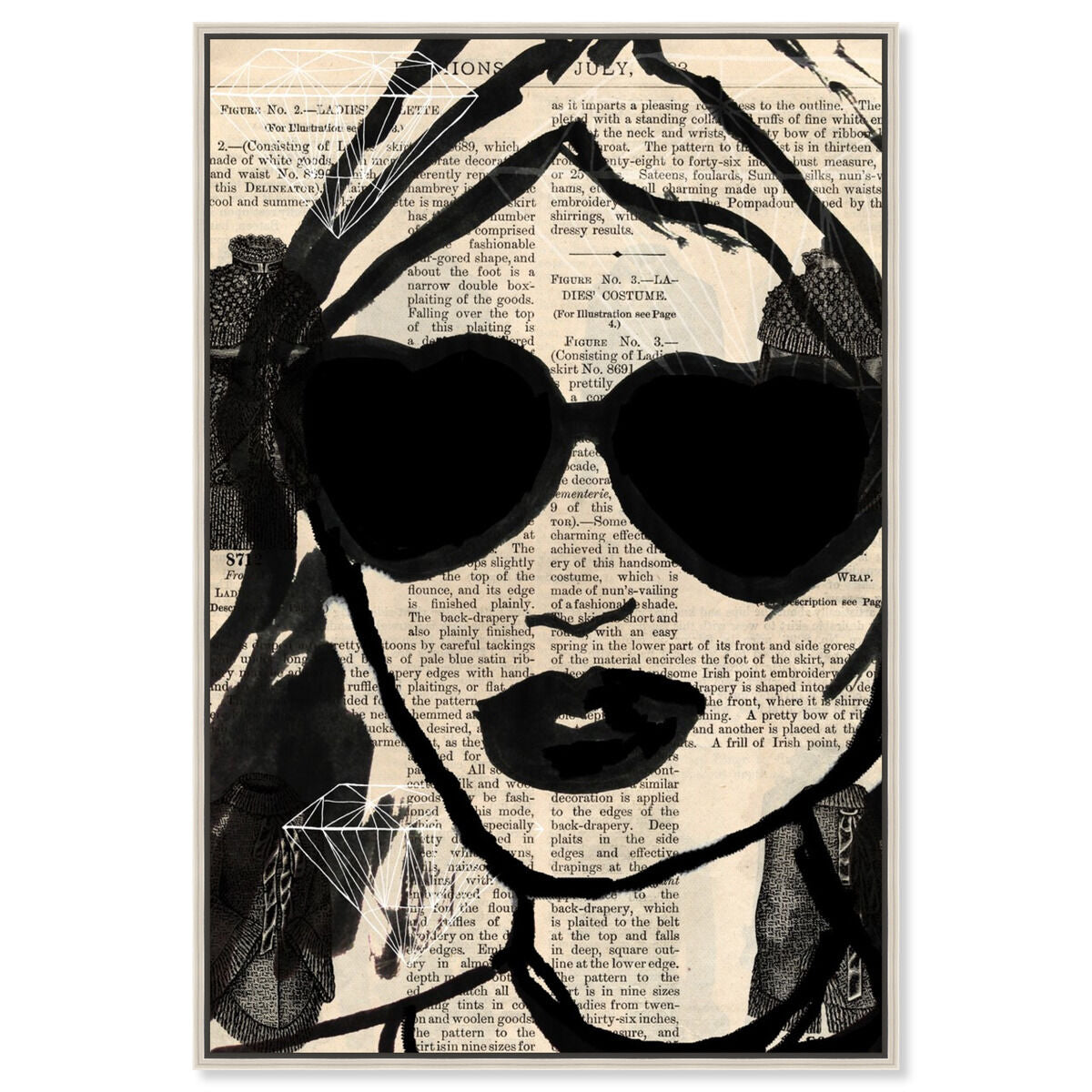 54x36/Framed Canvas/CFL
