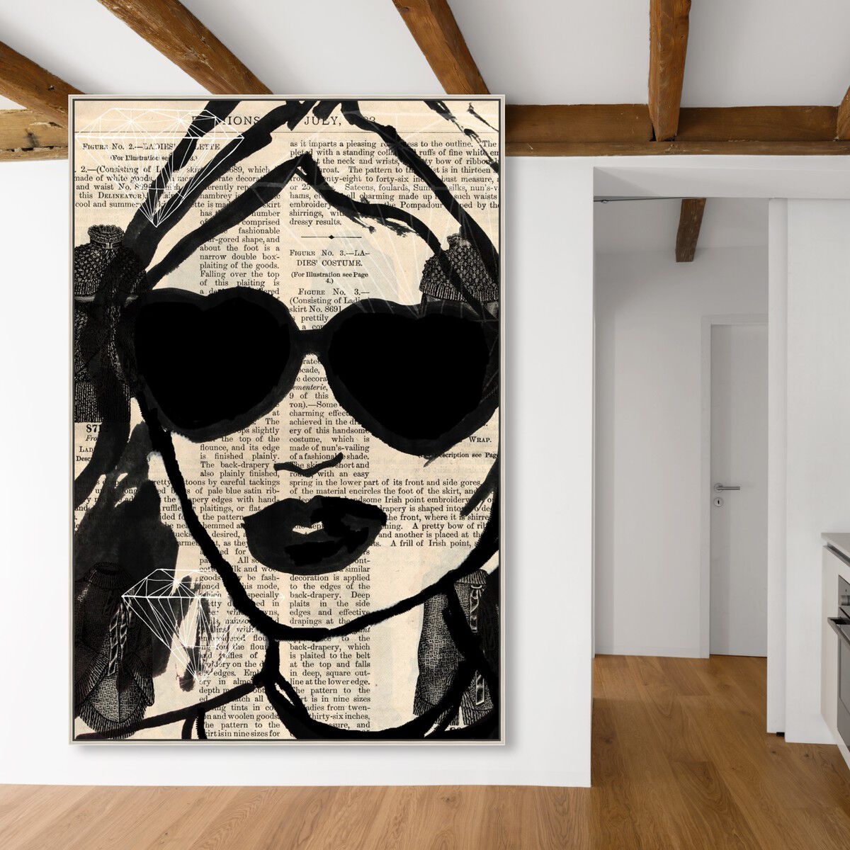 54x36/Framed Canvas/CFL