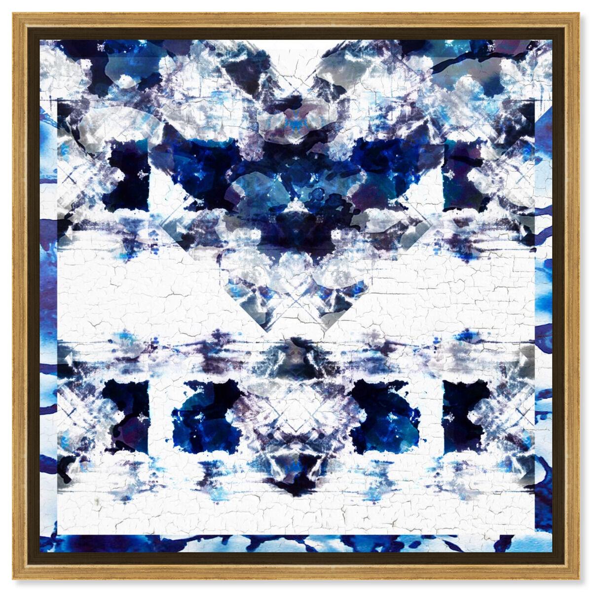 40x40/Framed Canvas/PSGLD