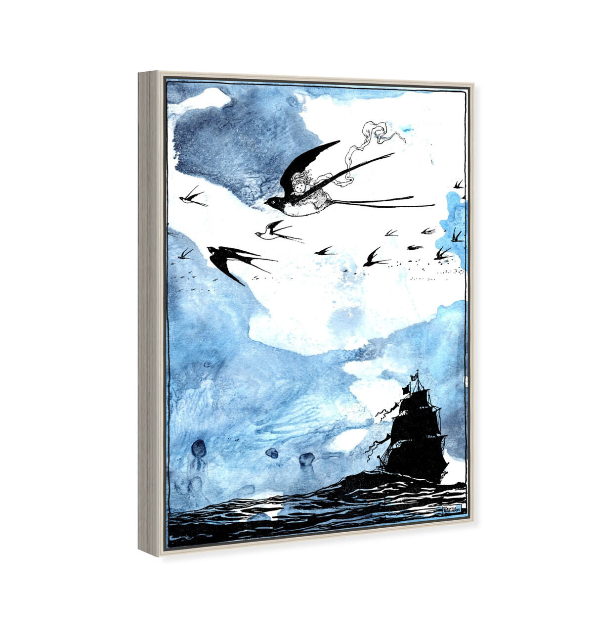 36x54/Framed Canvas/CFL