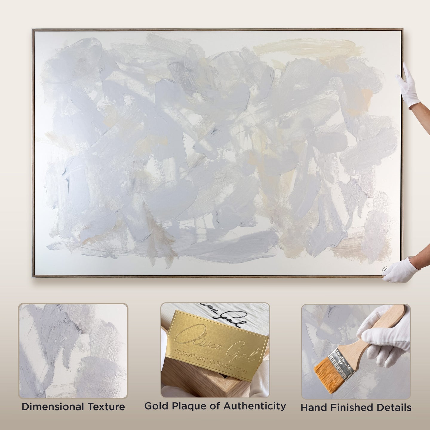 Gray Whisper I | TACTURA by Oliver Gal