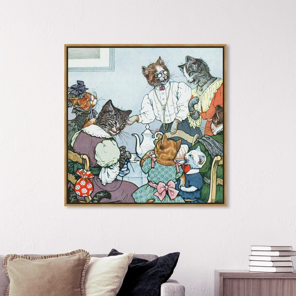 40x40/Framed Canvas/PSGLD