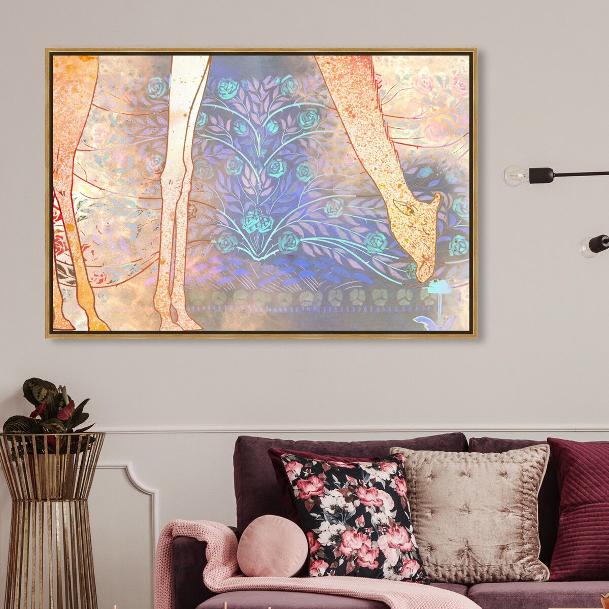 54x36/Framed Canvas/PSGLD