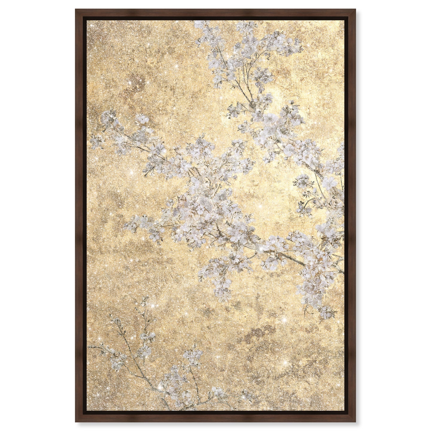 Golden rising floral
