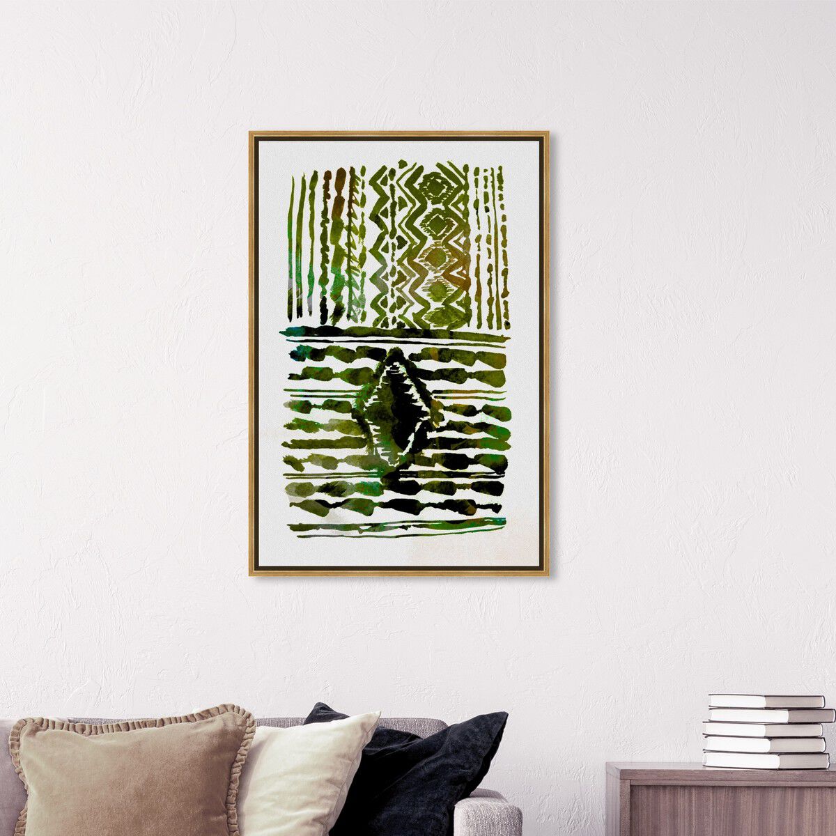 36x54/Framed Canvas/PSGLD