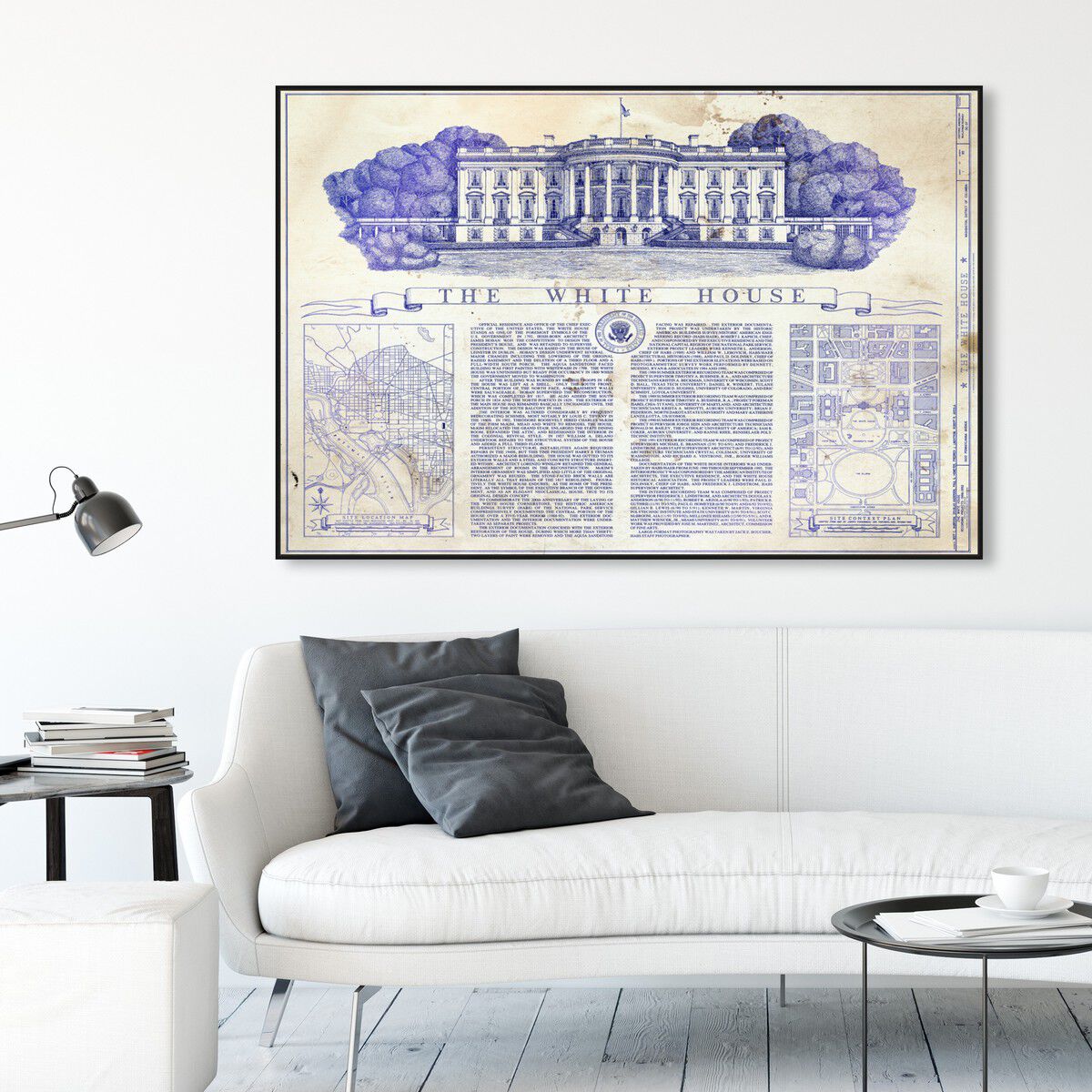 54x36/Framed Canvas/BFL
