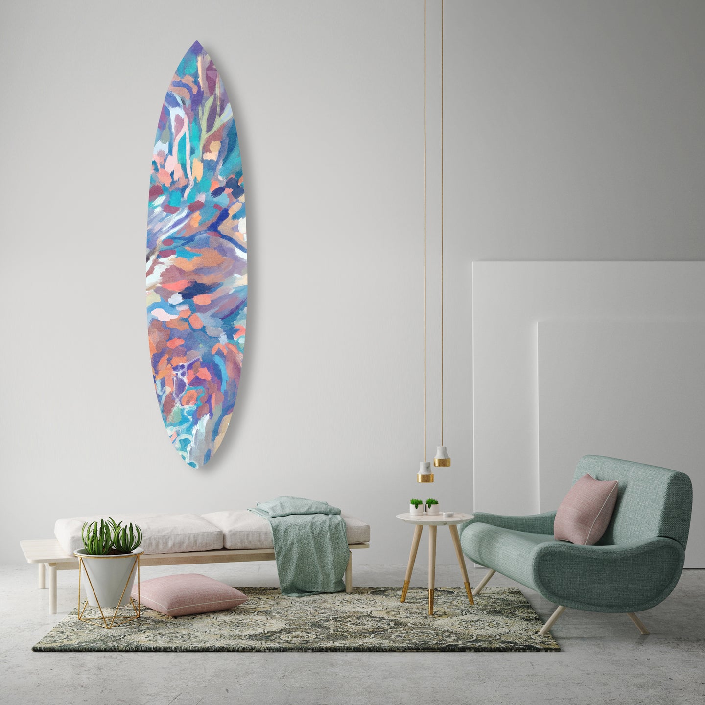 lively corals Surfboard