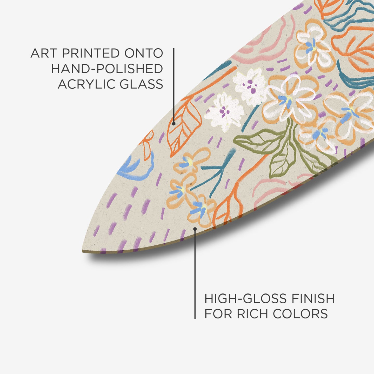Flourishing Mediterranean Surfboard