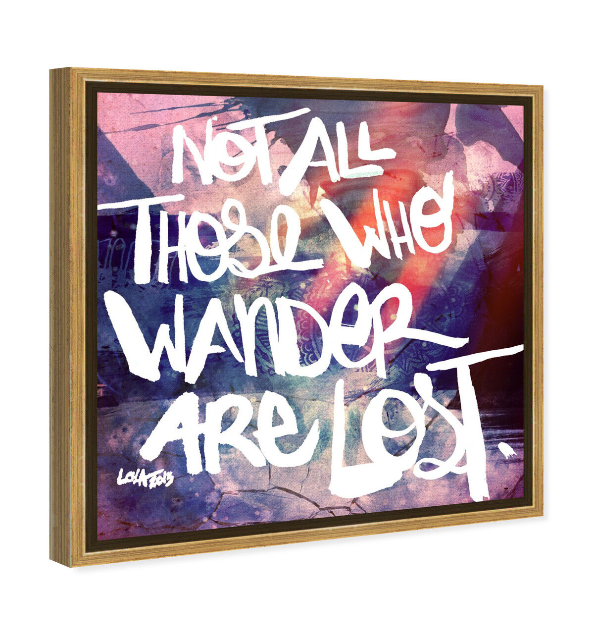 40x40/Framed Canvas/PSGLD