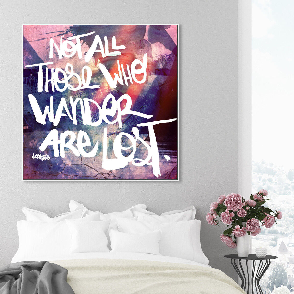 40x40/Framed Canvas/WFL