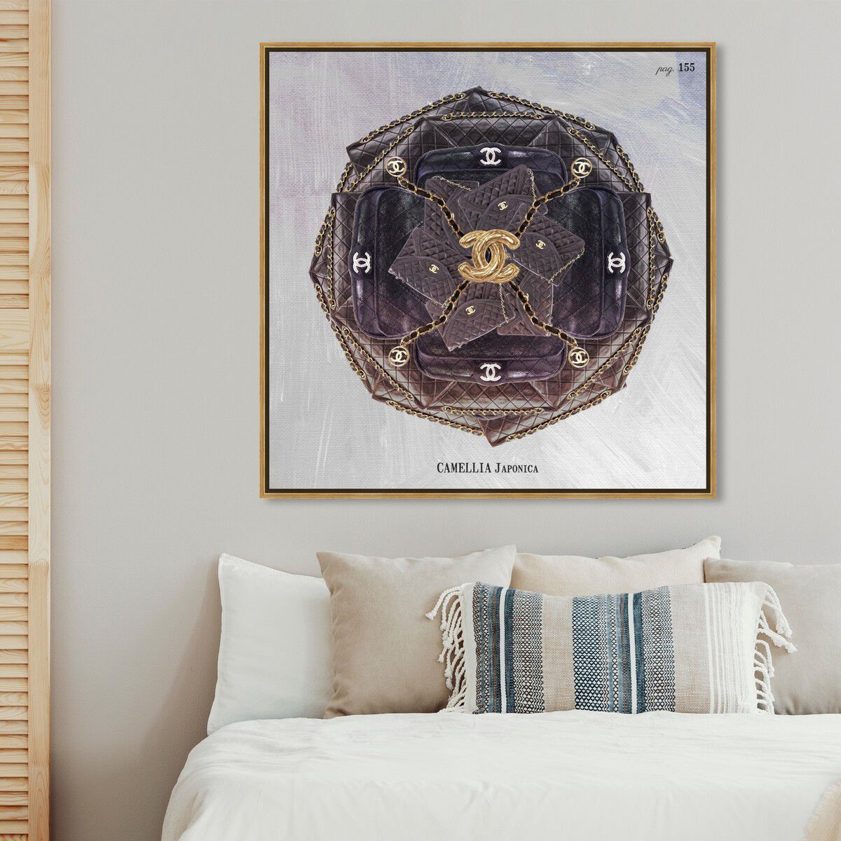 40x40/Framed Canvas/PSGLD