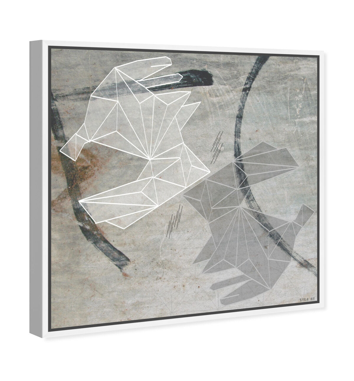40x40/Framed Canvas/WFL
