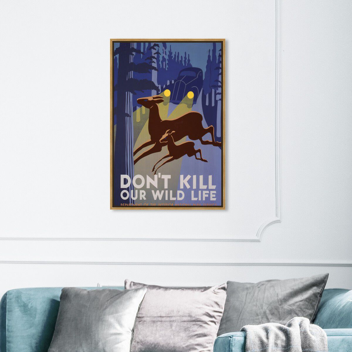 36x54/Framed Canvas/PSGLD