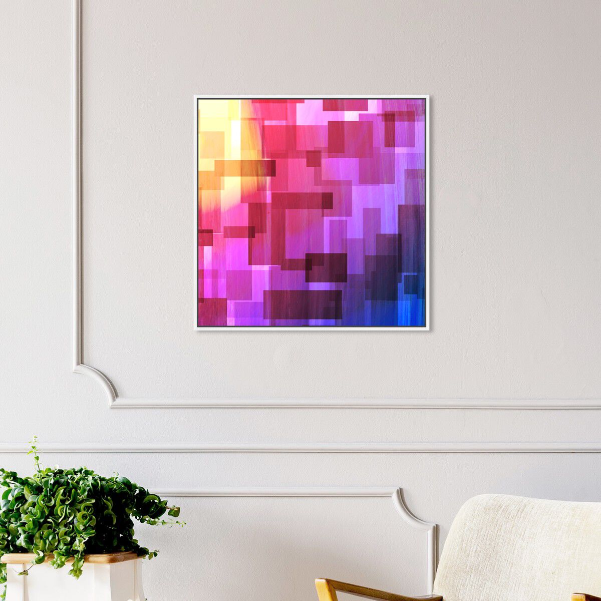 40x40/Framed Canvas/WFL