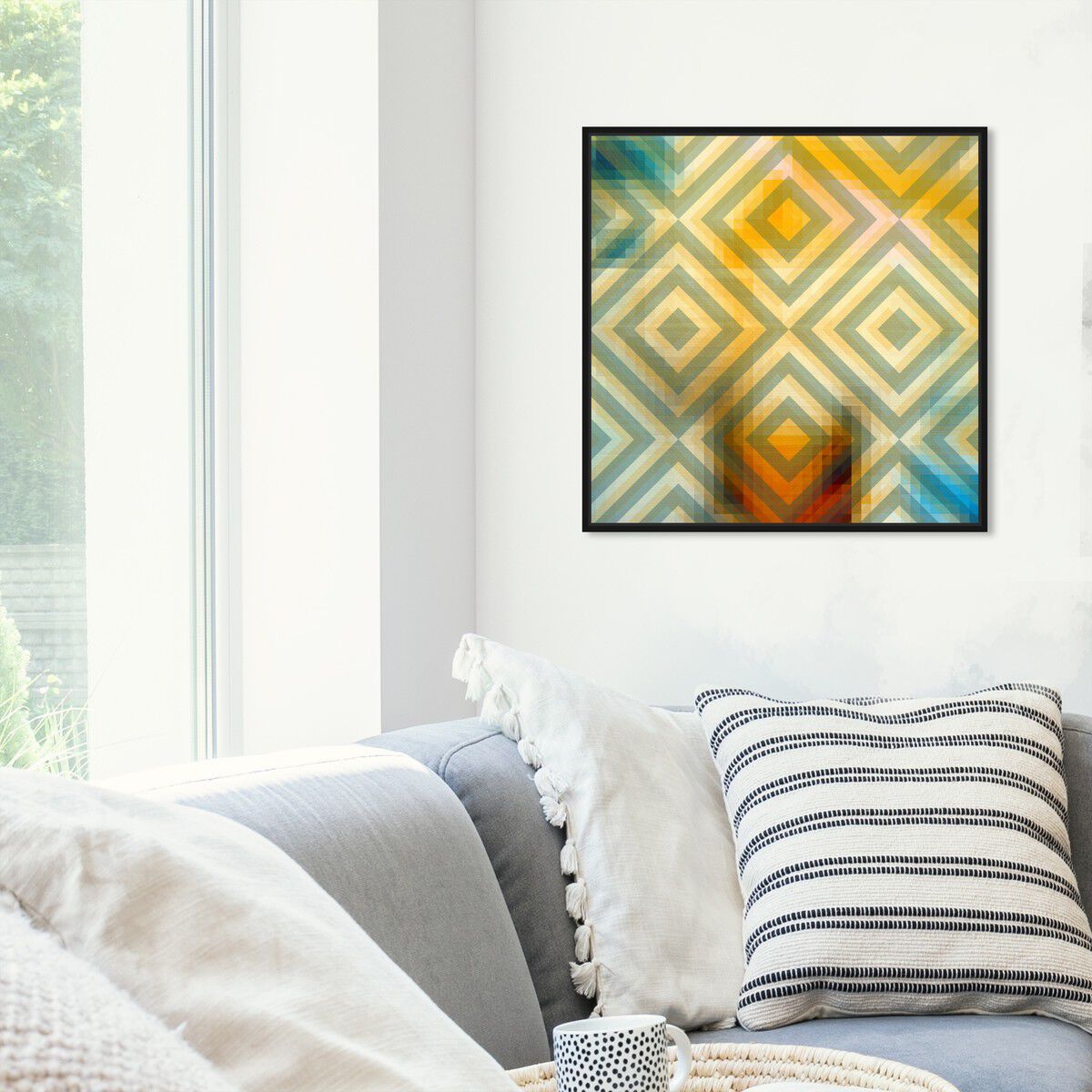 40x40/Framed Canvas/BFL