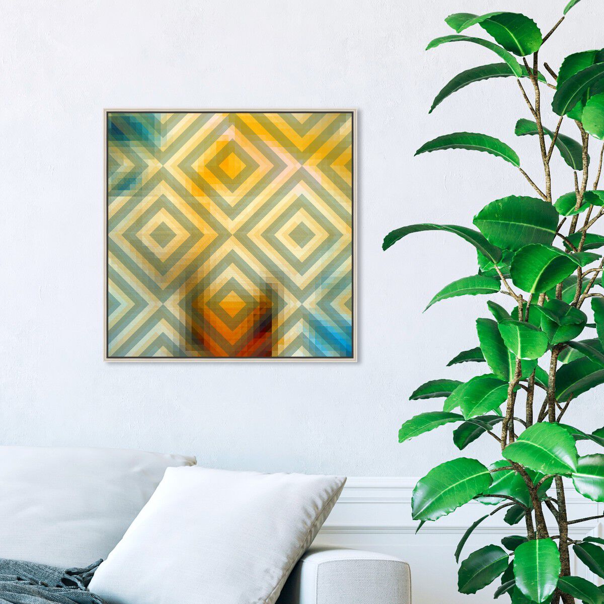 40x40/Framed Canvas/CFL