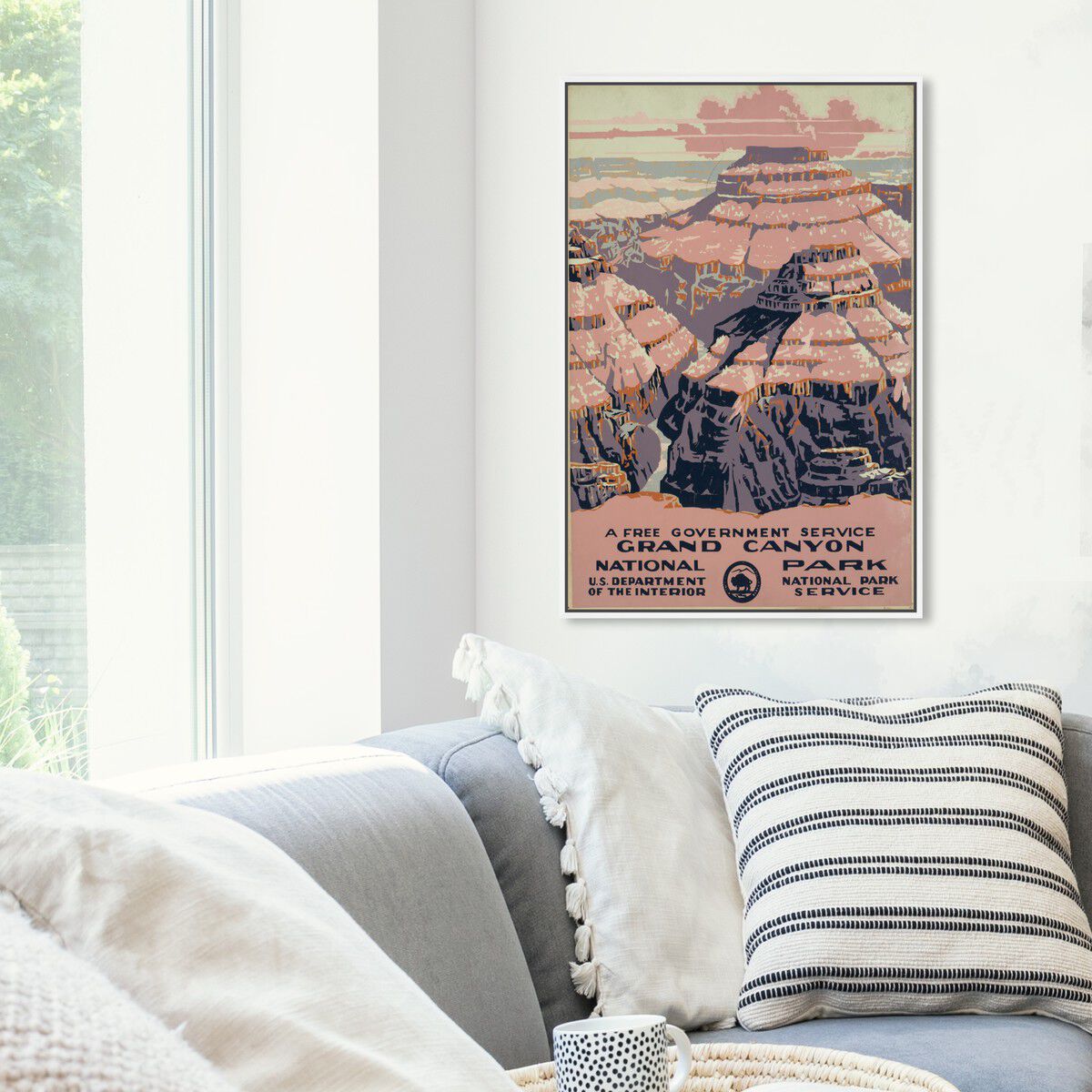 36x54/Framed Canvas/WFL